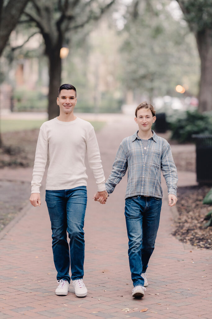 Same sex proposal photos in Savannah.