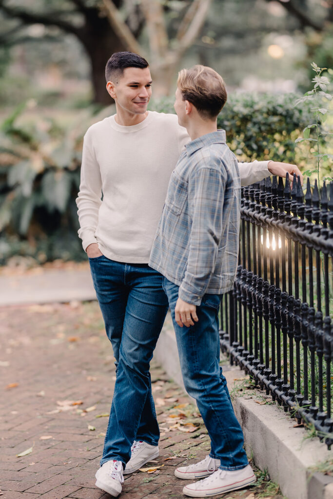 Same sex proposal photos in Savannah.