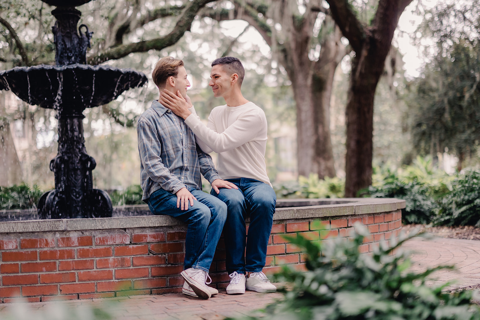 Same sex proposal photos in Savannah.