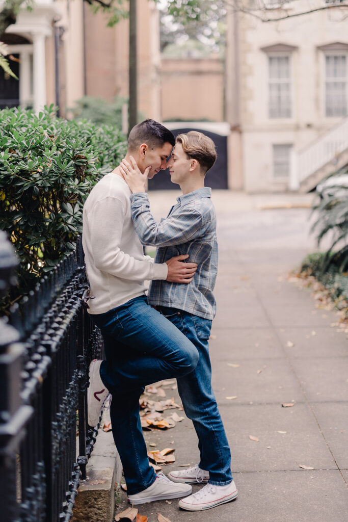 Same sex proposal photos in Savannah.
