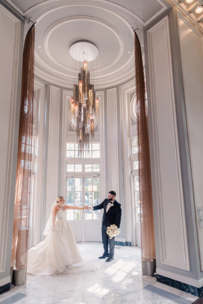 Favorite Photos of 2025 - bride and groom portraits at Georgian Terrace Hotel, Atlanta - Esther Griffin Photography