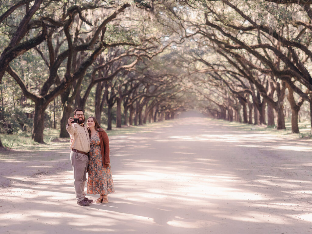 Proposal at Wormsloe Historic Site in Savannah, GA - Esther Griffin Photography