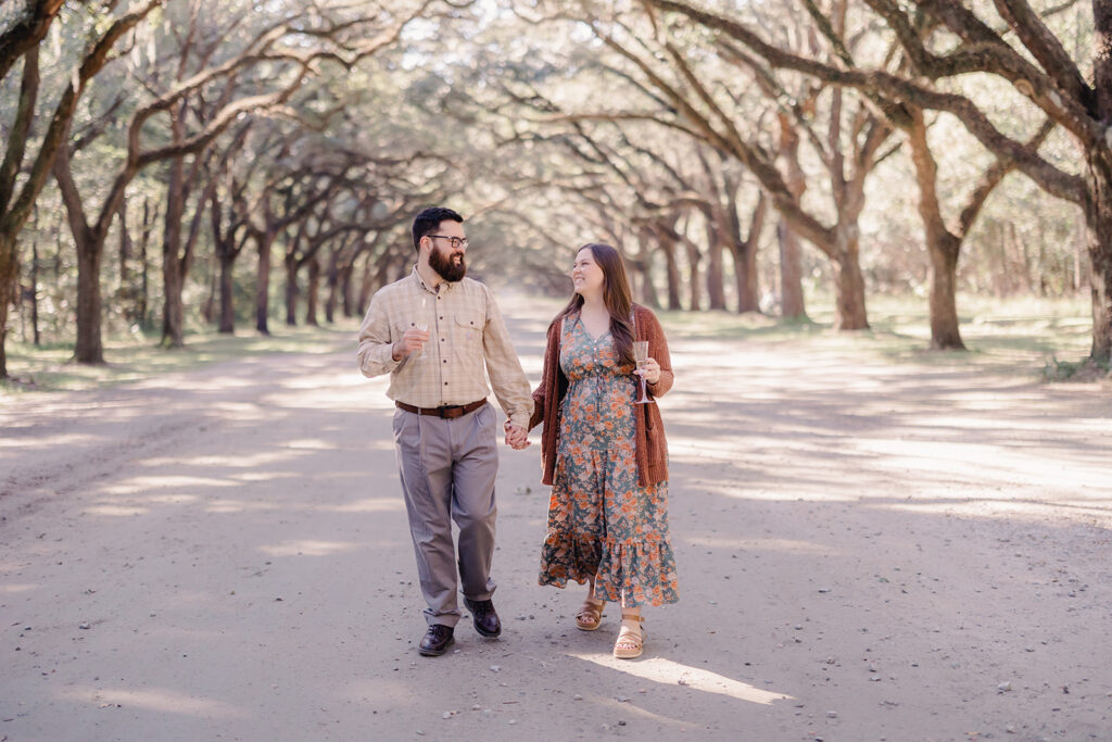 Proposal at Wormsloe Historic Site in Savannah, GA - Esther Griffin Photography
