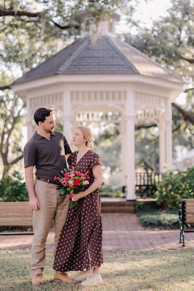 Whitefield Square Proposal - Esther Griffin Photography