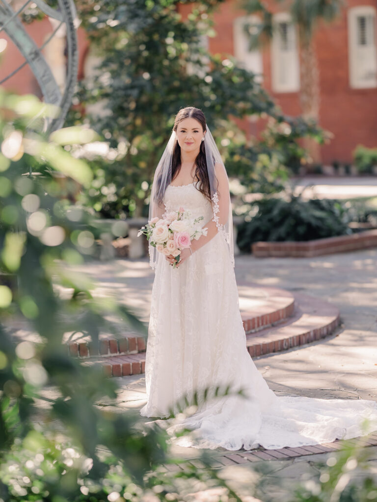 Wedding Couple Portraits at Ships of the Sea Maritime Museum in Savannah - Esther Griffin Photography