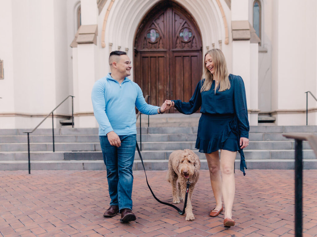 Proposal in Lafayette Square, Savannah - Esther Griffin Photography