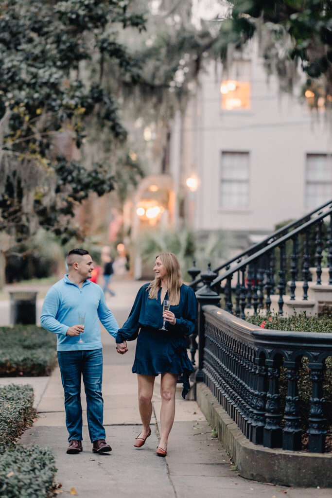 Proposal in Lafayette Square, Savannah - Esther Griffin Photography
