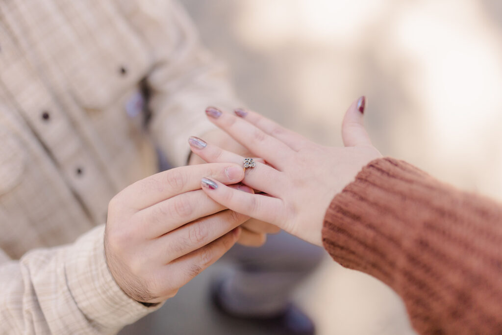 vintage engagement ring - Esther Griffin Photography