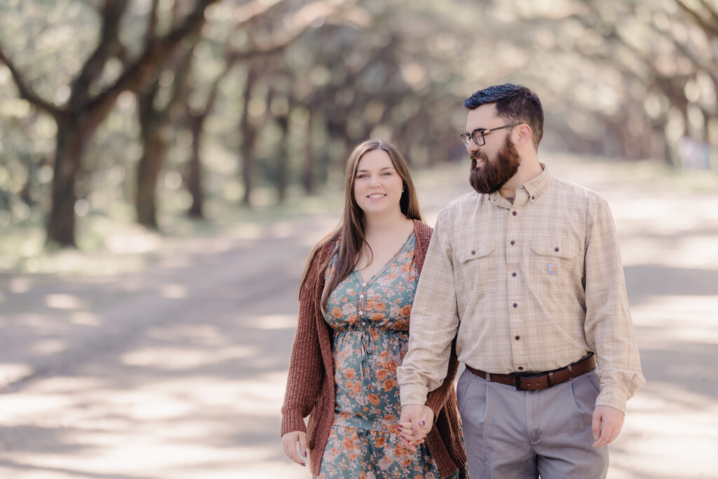Proposal at Wormsloe Historic Site in Savannah, GA - Esther Griffin Photography