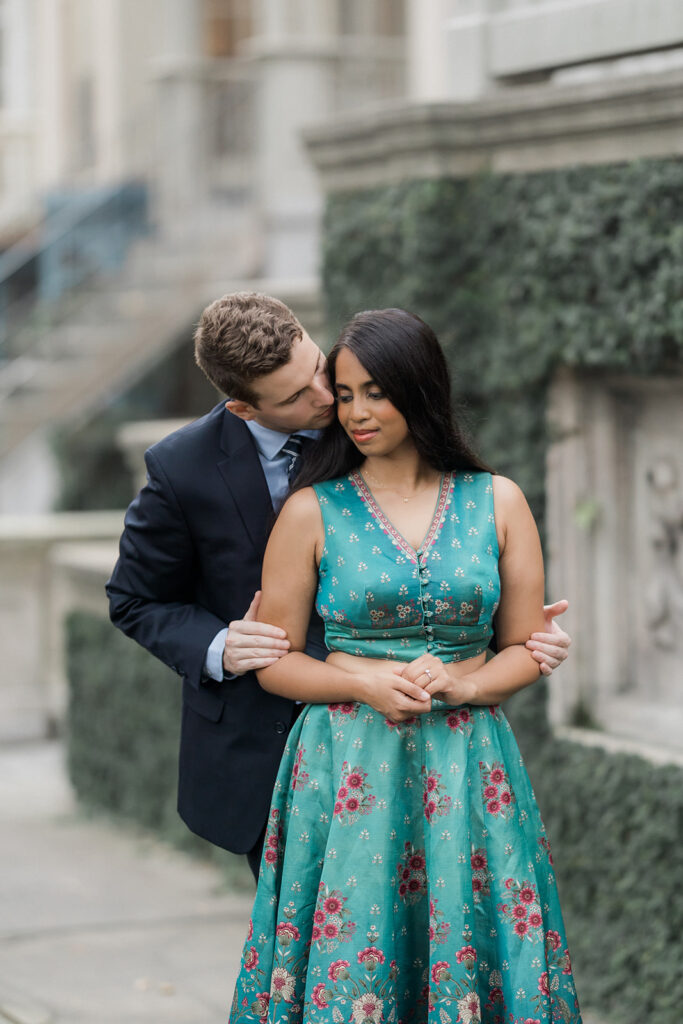 Couple portraits on Savannah's historic streets - Best Photo Locations in Savannah - Esther Griffin Photography