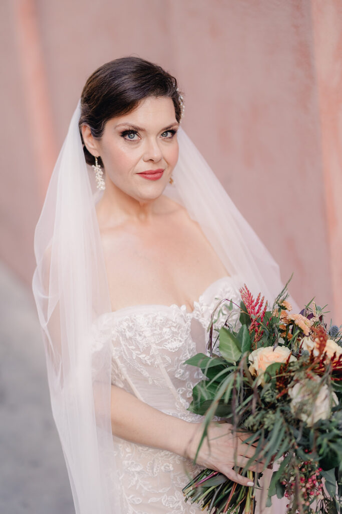 Couple portraits at the Olde Pink House in Savannah, GA - Esther Griffin Photography