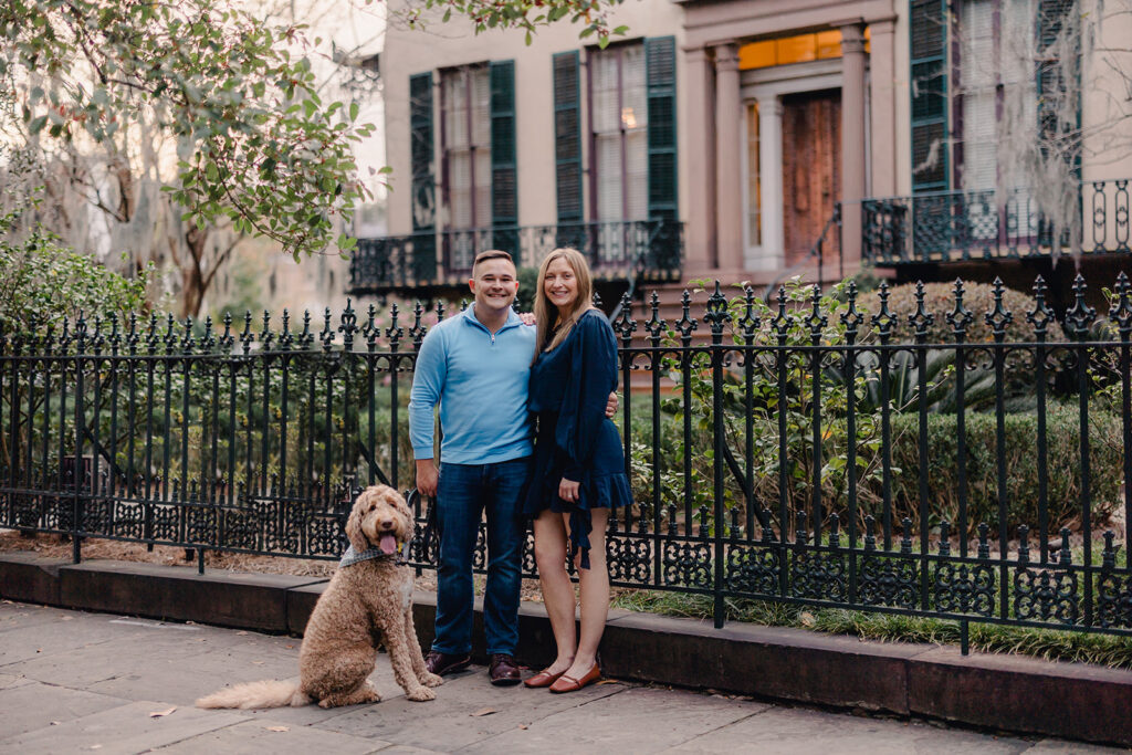 Proposal in Lafayette Square, Savannah - Esther Griffin Photography