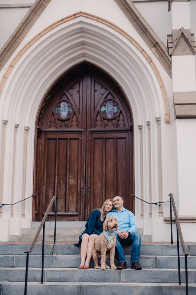 Proposal in Lafayette Square, Savannah - Esther Griffin Photography