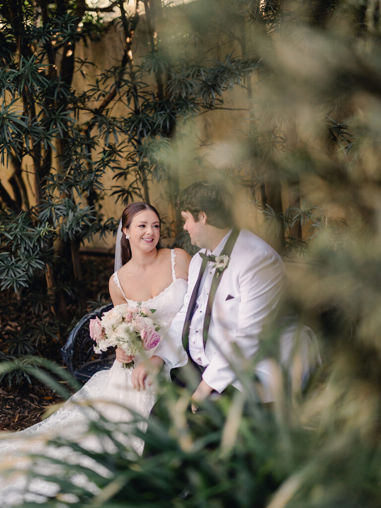 Wedding Couple Portraits at Ships of the Sea Maritime Museum in Savannah - Esther Griffin Photography