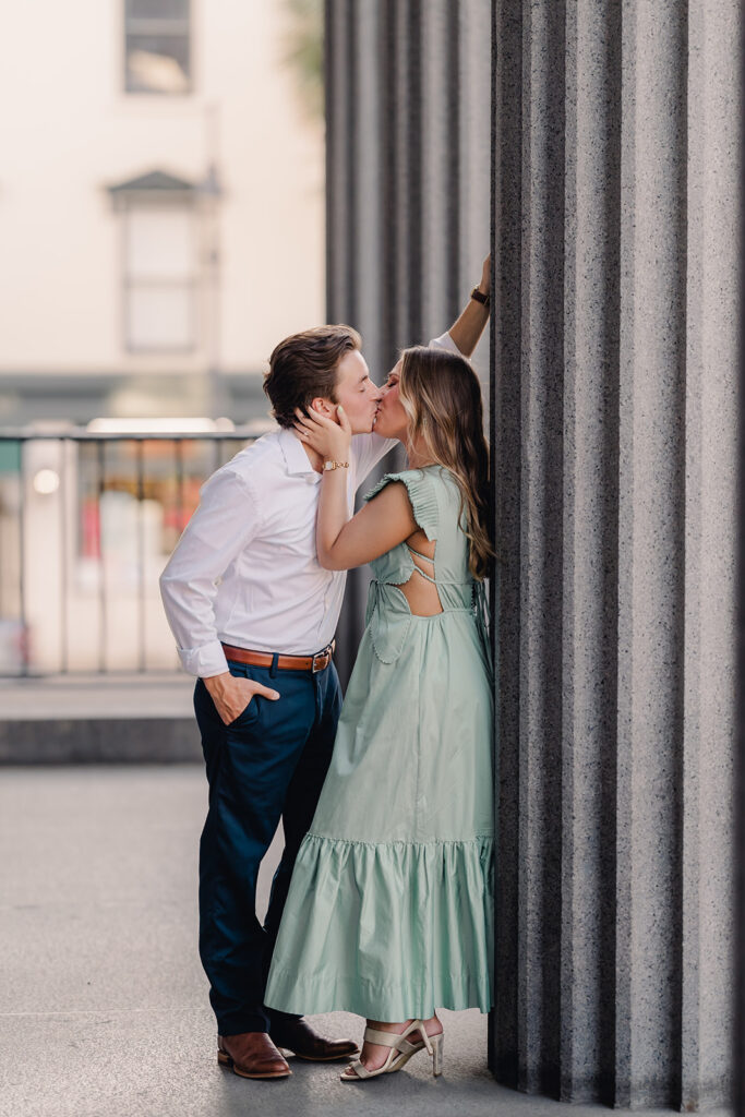 Favorite Photos of 2025 - engagement photos in Savannah on Bay Street - Esther Griffin Photography