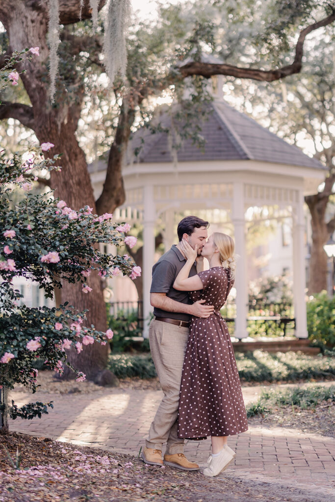 Proposal Photos at Whitefield Square in Savannah - Esther Griffin Photography