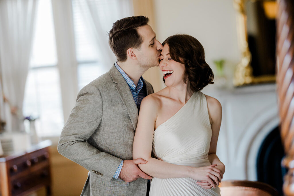 Engagement Photos at Green Meldrim House in Savannah - Esther Griffin Photography