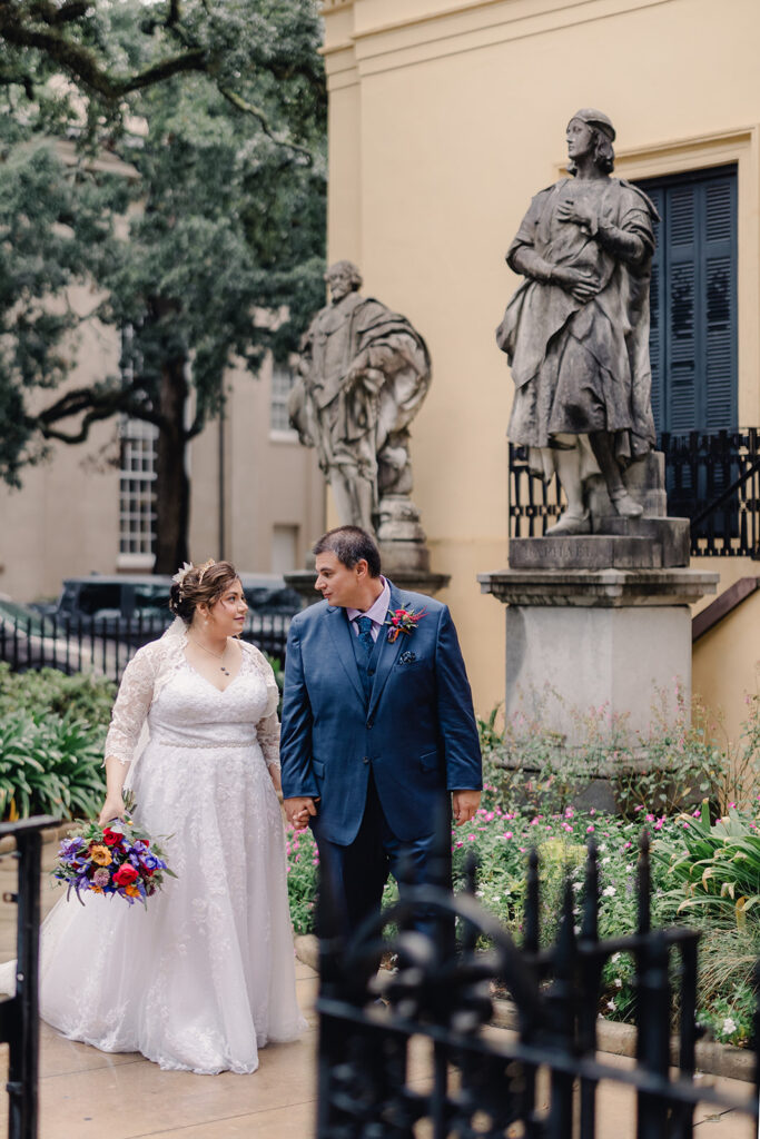 Wedding Photos at Telfair Academy in Savannah - Esther Griffin Photography