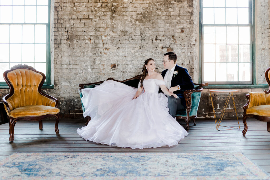 Engagement Photos at Savannah Railroad Museum - Esther Griffin Photography