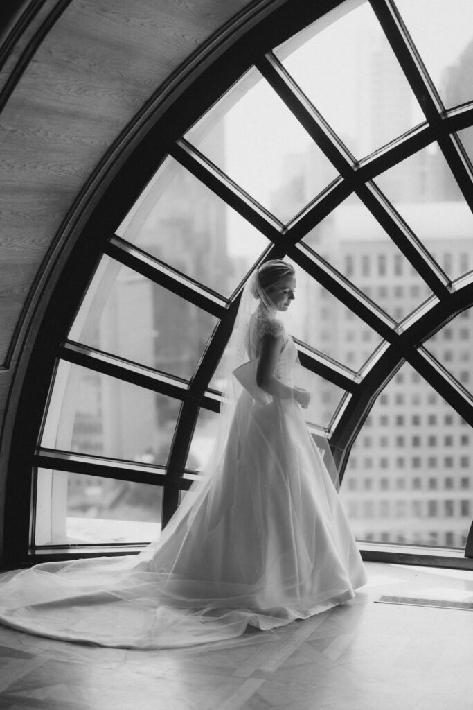 Bridal Portraits at Crescent Club, Dallas - Esther Griffin Photography