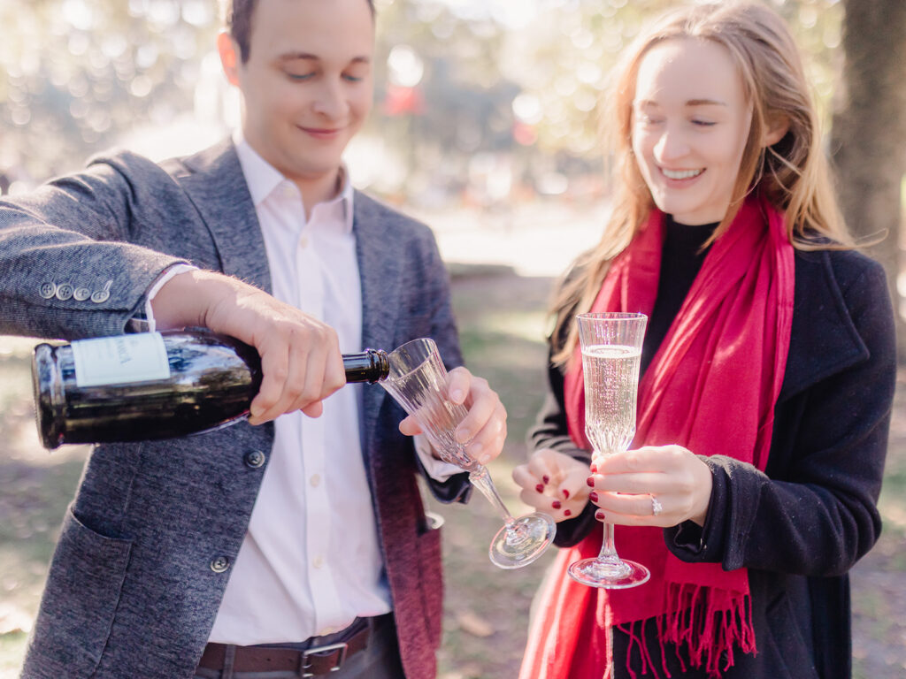 Forsyth Park Proposal - Esther Griffin Photography