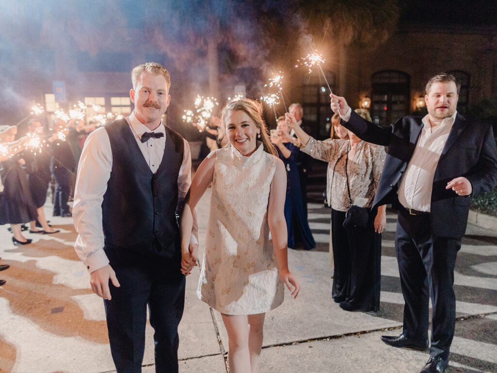 Bride & Groom Reception Exit - Esther Griffin Photography