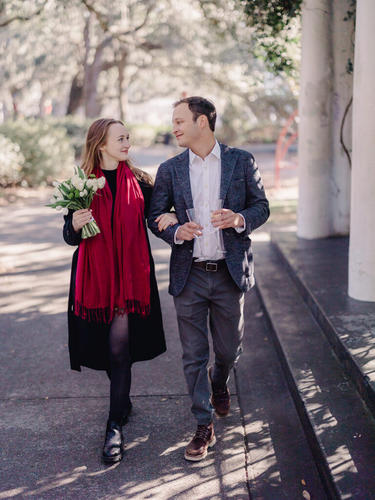 Forsyth Park Proposal - Esther Griffin Photography