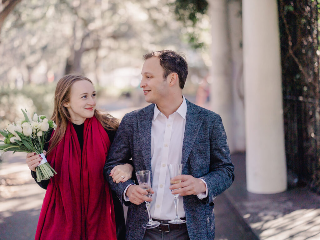 Forsyth Park Proposal - Esther Griffin Photography