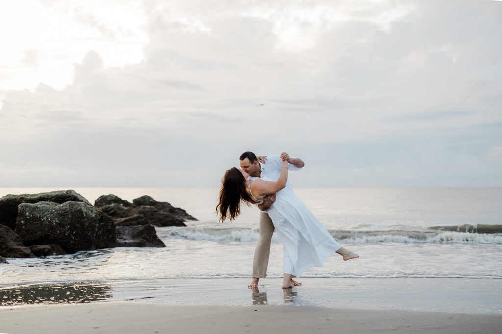 Tybee Island Engagement Photos - Esther Griffin Photography