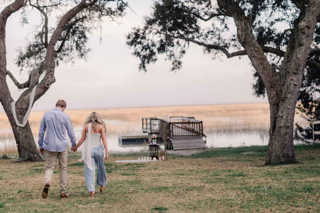 Waterfront Savannah Proposal - Esther Griffin Photography