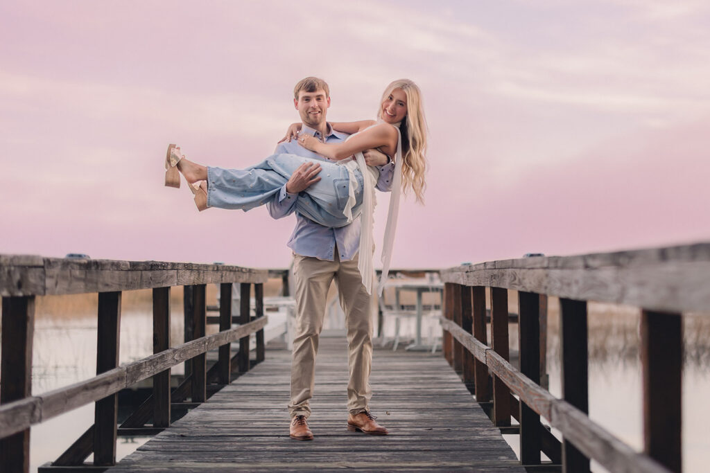 Waterfront Savannah Proposal - Esther Griffin Photography