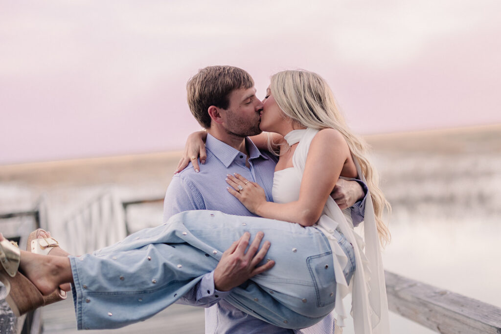 Waterfront Savannah Proposal - Esther Griffin Photography