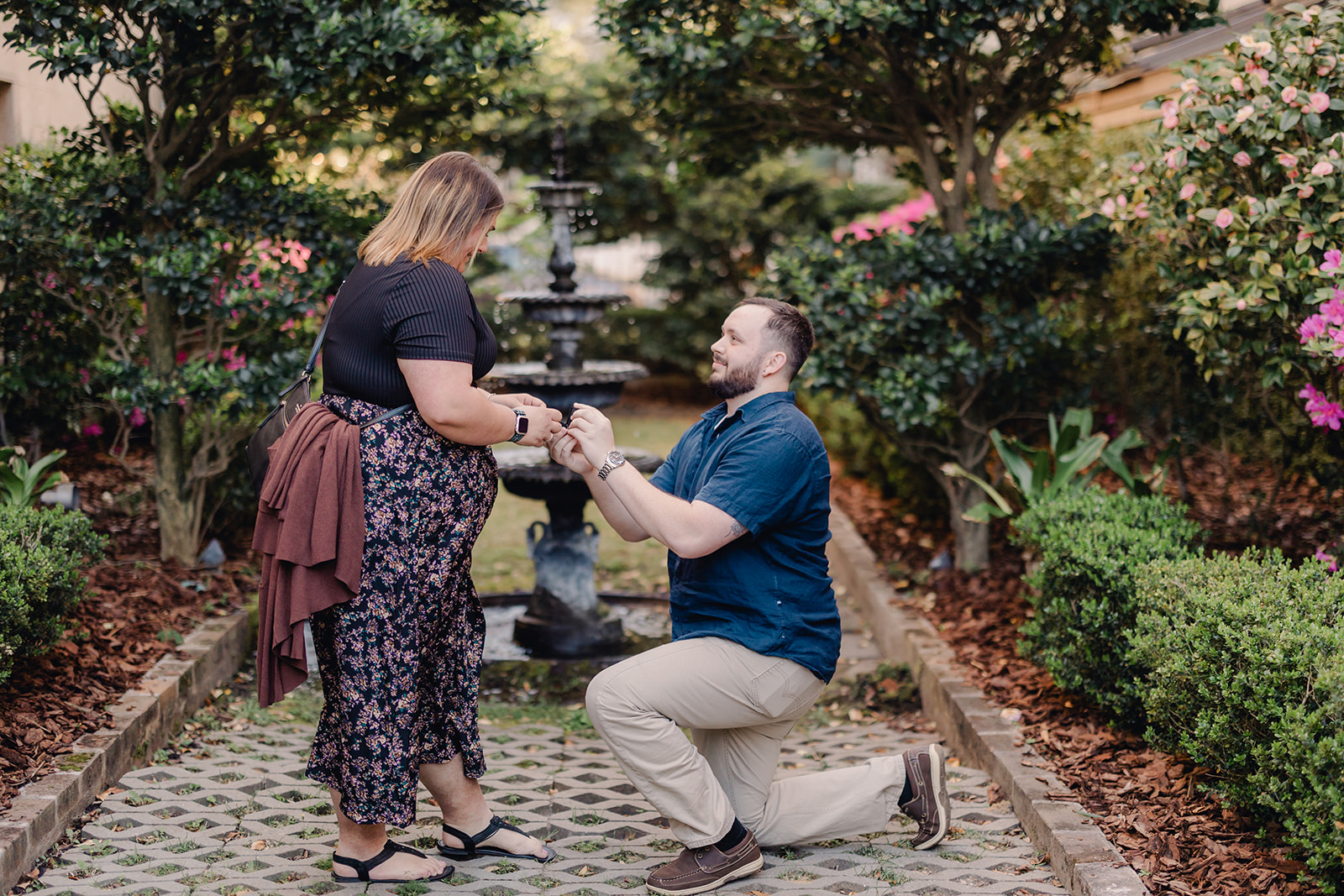 Proposal at The Gastonian, Savannah - Esther Griffin Photography