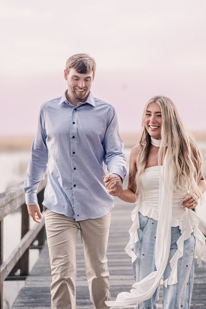 Waterfront Savannah Proposal - Esther Griffin Photography