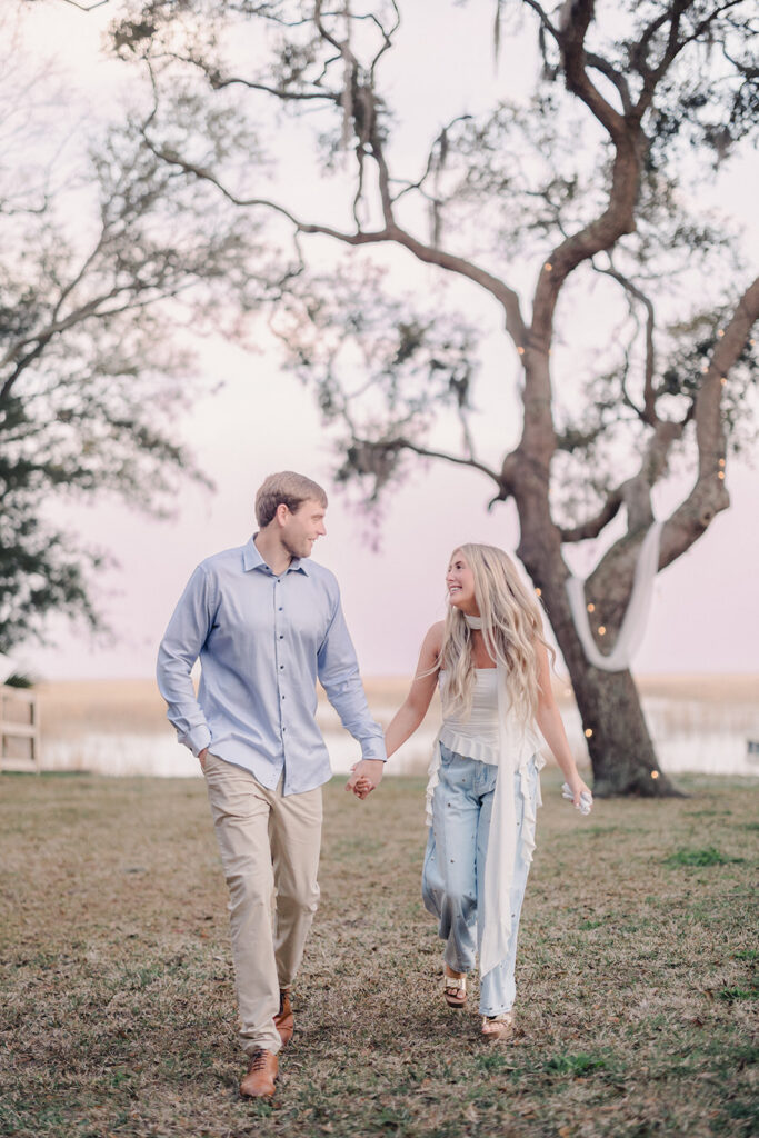 Waterfront Savannah Proposal - Esther Griffin Photography