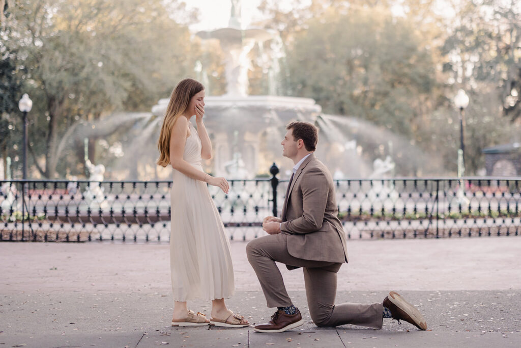 Savannah Proposal - Esther Griffin Photography