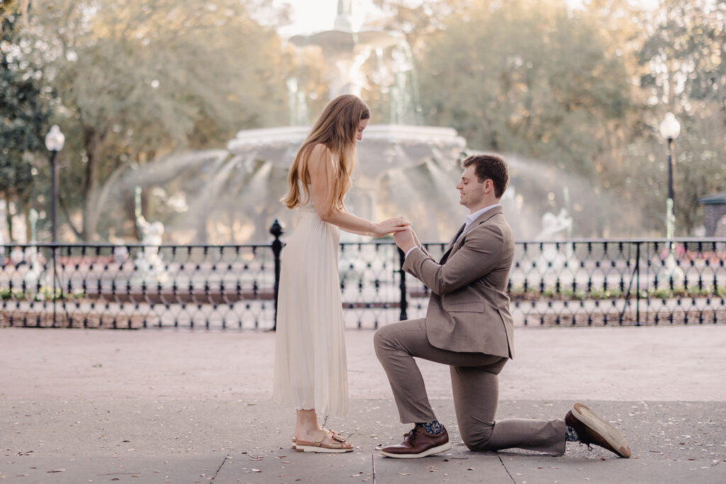 Savannah Proposal - Esther Griffin Photography