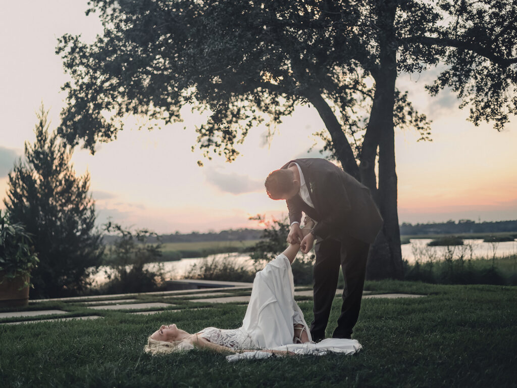 In-Between Moments - Sea Island Wedding - Esther Griffin Photography