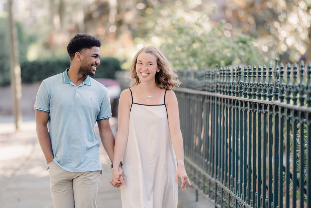 Savannah Proposal at Lafayette Square - Esther Griffin Photography