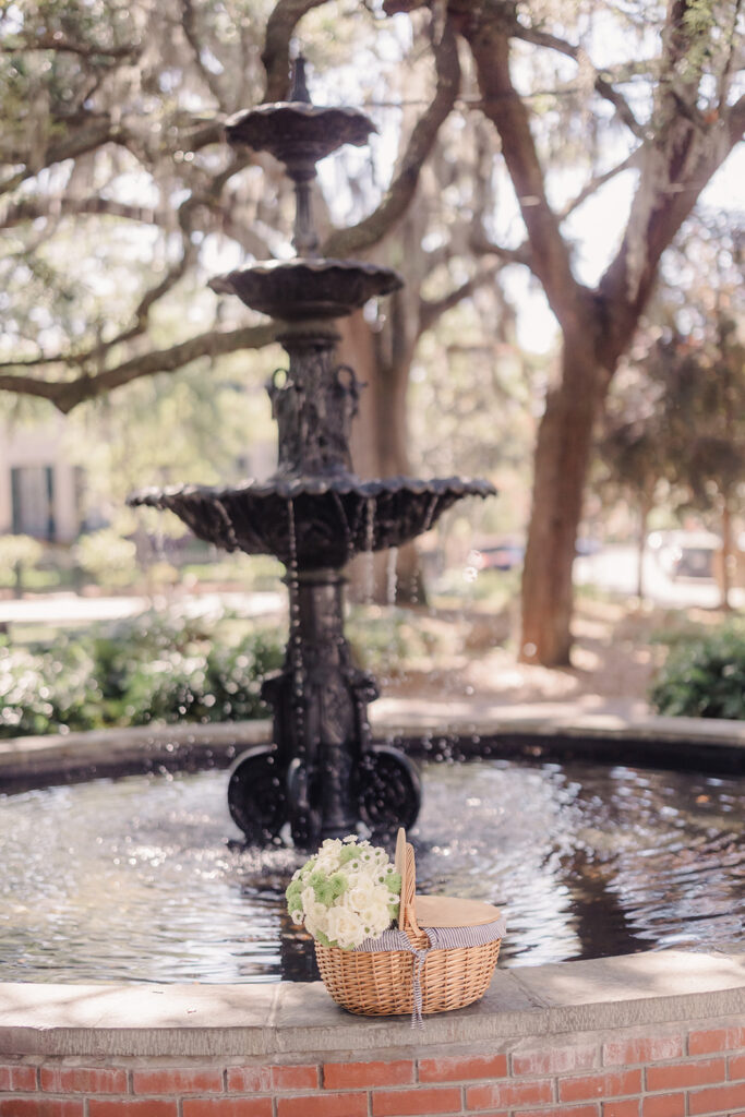 Savannah Proposal at Lafayette Square - Esther Griffin Photography