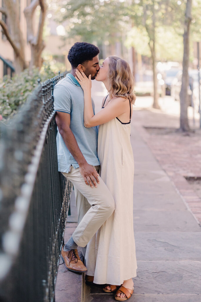 Savannah Proposal at Lafayette Square - Esther Griffin Photography